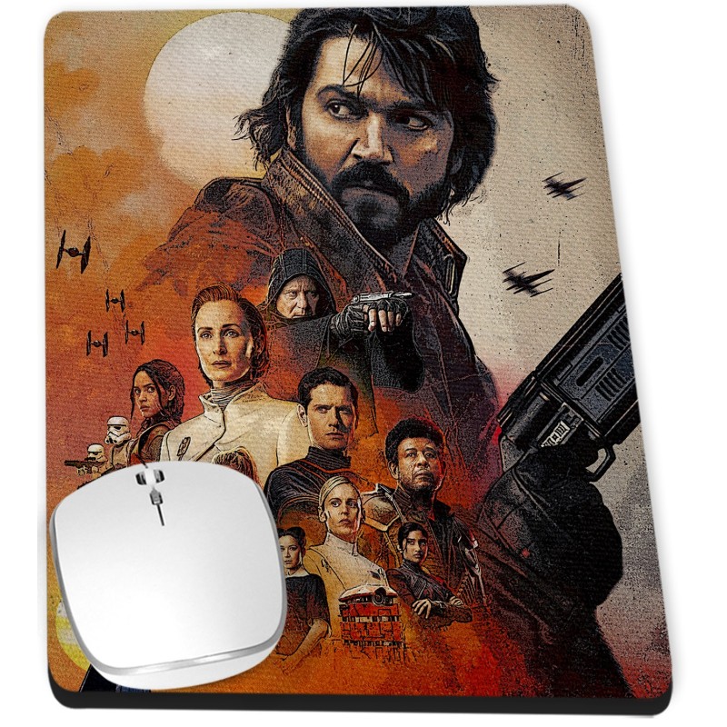 Star Wars Andor Diego Luna Adria Arjona B Mt Tapis d'ordinateur
