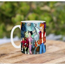 Futurama Bender Philip J. Fry Turanga Leela Mv Tasse