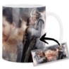 Game Of Thrones Jon Snow Kit Harington Daenerys Targaryen Emilia Clarke Mv Tasse
