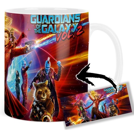Guardians Of The Galaxy Vol 2 Chris Pratt Zoe Saldaña Mv Tasse