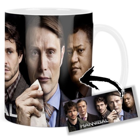Hannibal Mads Mikkelsen Hugh Dancy Laurence Fishburne Mv Tasse