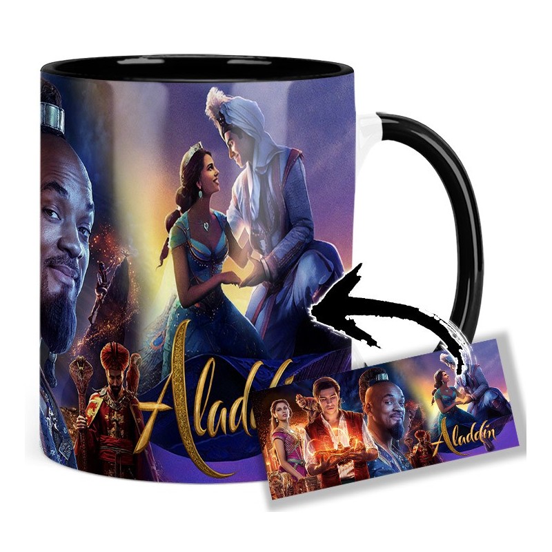 Aladdin Will Smith Mena Massoud Naomi Scott Mv Mug