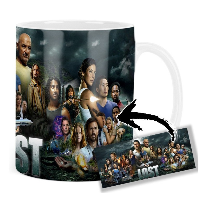 Lost Matthew Fox Evangeline Lilly Josh Holloway Terry O'Quinn Jorge Garcia Mt Mug