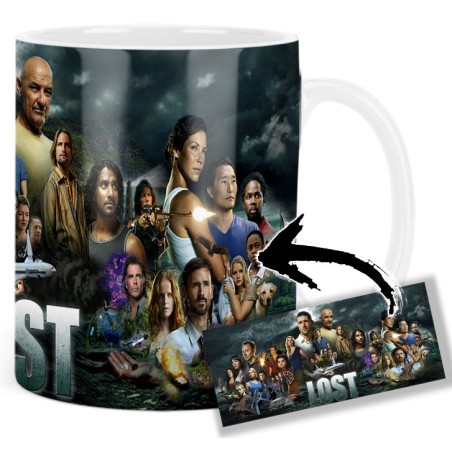 Lost Matthew Fox Evangeline Lilly Josh Holloway Terry O'Quinn Jorge Garcia Mt Mug