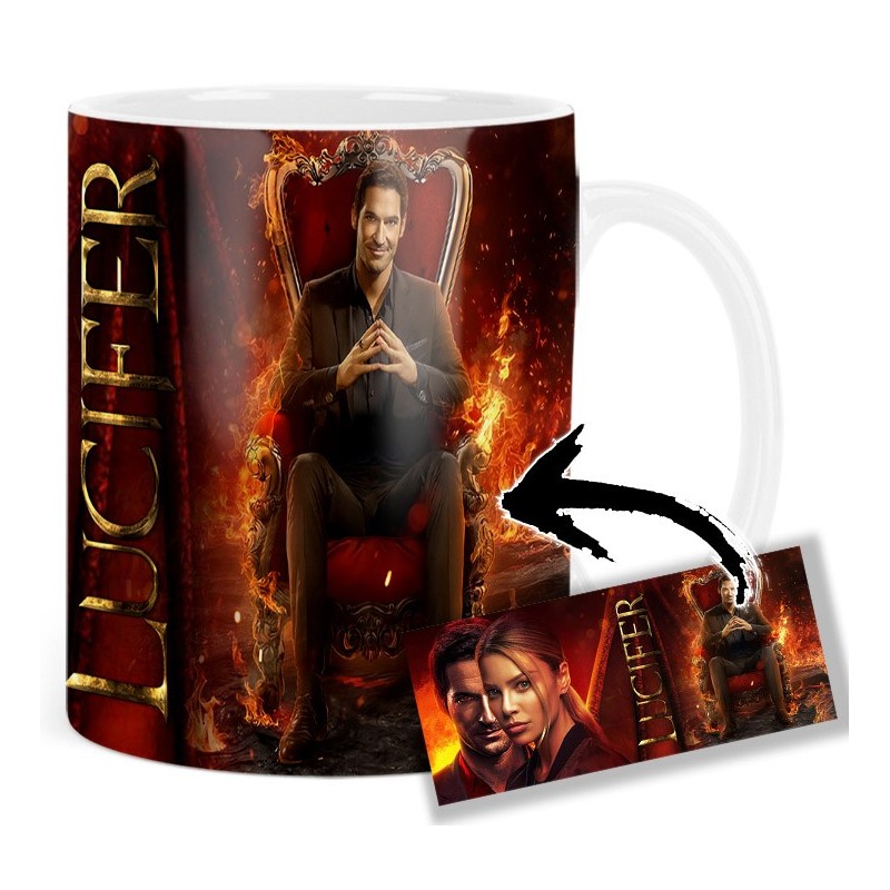 Lucifer Tom Ellis Lauren German Mt Mug