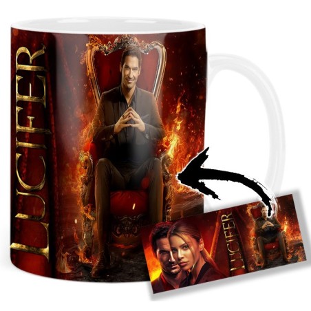 Lucifer Tom Ellis Lauren German Mt Mug