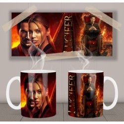 Lucifer Tom Ellis Lauren German Mt Mug