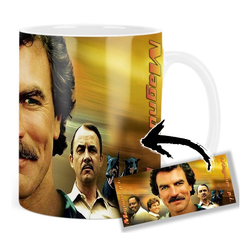Magnum P I Tom Selleck John Hillerman Mv Tasse