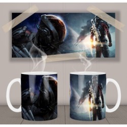 Mass Effect Andromeda Ryder N7 Mv Taza