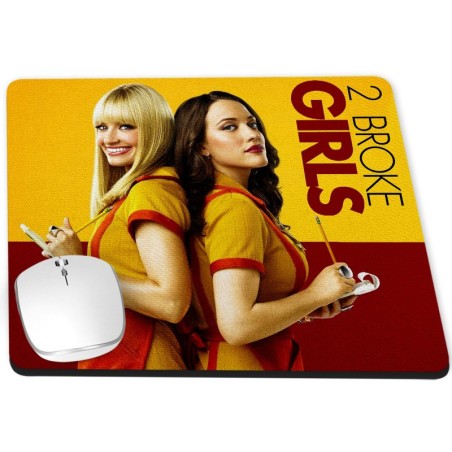 2 Broke Girls Kat Dennings Beth Behrs Mt Computermatten