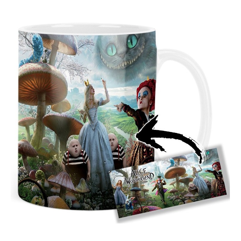 Alice In Wonderland Johnny Depp Mia Wasikowska Helena Bonham Carter Anne Hathaway Mt Taza