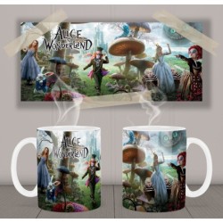 Alice In Wonderland Johnny Depp Mia Wasikowska Helena Bonham Carter Anne Hathaway Mt Taza