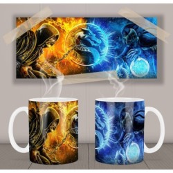 Mortal Kombat Scorpion Vs Sub Zero Mt Tazza