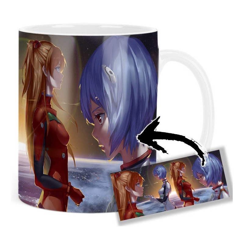 Neon Genesis Evangelion Ayanami Rei Asuka Langley Mt Mug