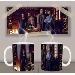 Outlander Sam Heughan Caitriona Balfe Sophie Skelton Richard Rankin Mv Tazza
